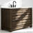 48" Freestanding Single Sink Warm Natural Fir Bathroom Vanity with 1" White Engineered Marble Top