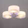 Maurertown 65cm 3-Light LED Flush Mount with Crystal Accent