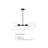 Norro 4 - Light Dimmable Sputnik Modern Linear Chandelier
