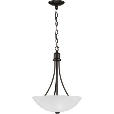Luminaire suspendu simple à 2 lumières Carilynn
