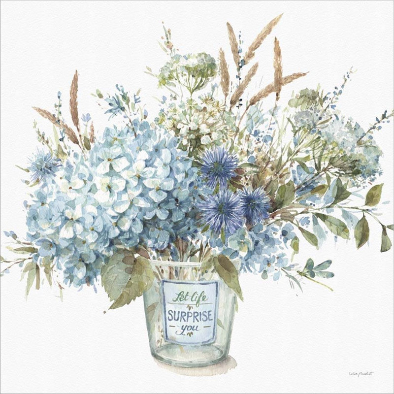«Bohemian Blue 02B» par Lisa Audit - peinture sur toile sans cadre