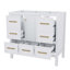 Meuble-lavabo de 36 po sans lavabo, meuble de rangement pour salle de bain, meuble-lavabo autoportant avec 5 tiroirs et portes à fermeture en douceur-2068620397