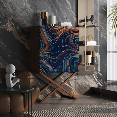 Storage Cabinet with Stainless Steel Legs