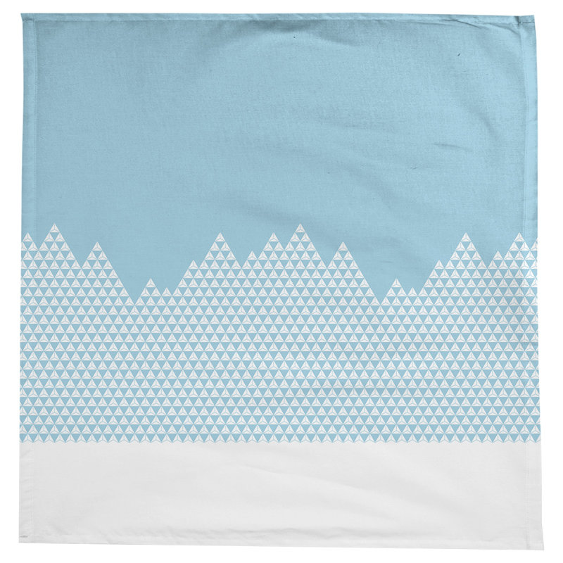 Nappe à motif mountain Leffel, Bleu sarcelle
