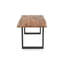 Alam Acacia Rectangular Wood Top Dining Table with Iron Base-64316936