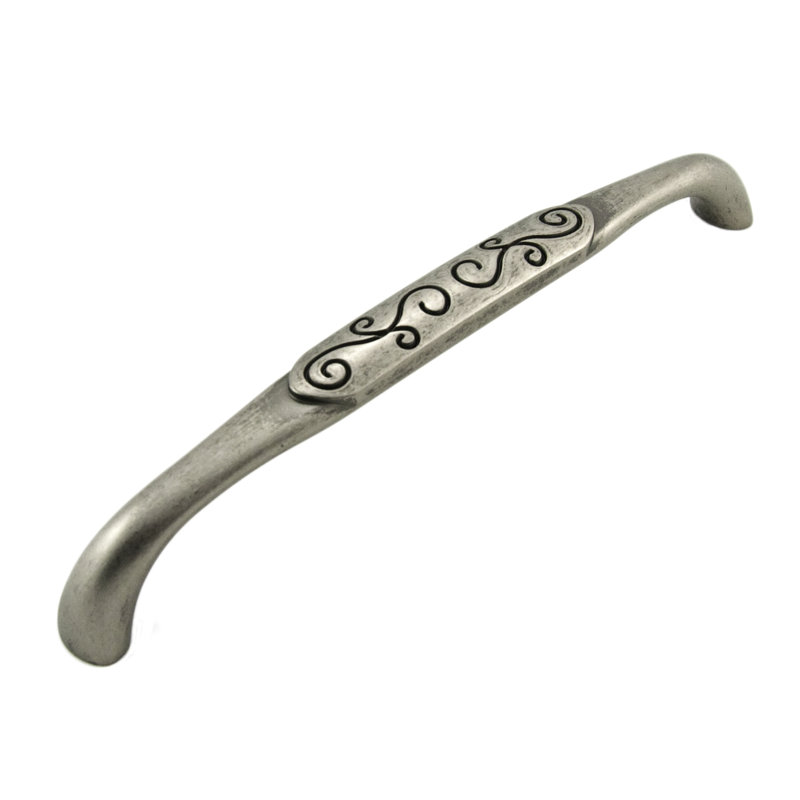 Poignée arche 8 po Palmer, Nickel patiné