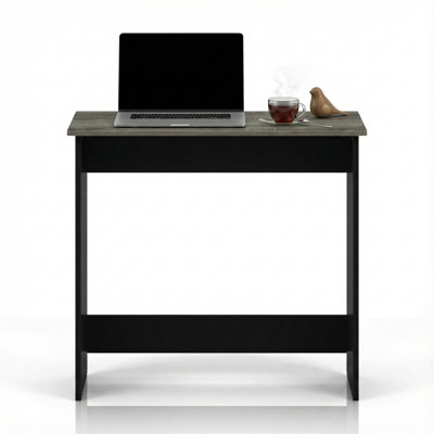 Bureau d'écriture contemporain en chêne français et noir Simplistic Study Table