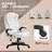 High Back Vibration Massage Office Chair with 6 Vibration Points, Heated Reclining with Remote-323735596