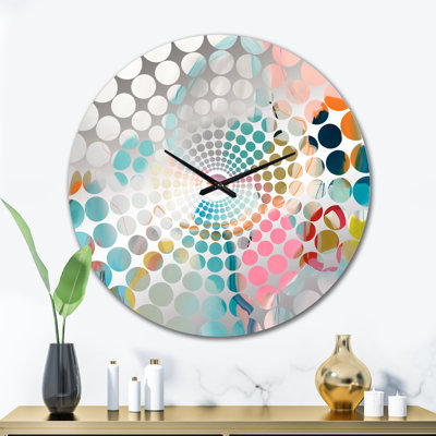 Horloge murale Hasko - Minimalisme abstrait