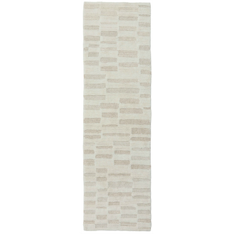 Tatyona Hand Woven Wool Indoor Rug, 2'3x8'