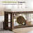63" Solid Wood Dining Bench, Long Upholstered Entryway Bench