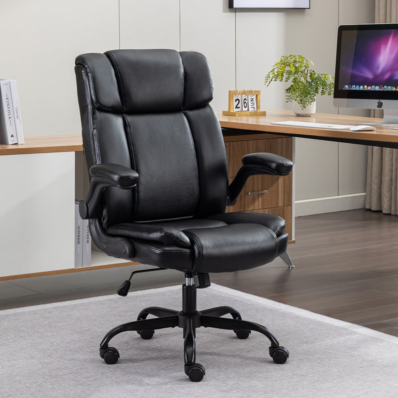 High Back PU Leather Ergonomic Executive Office Chair