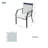 Rosenell 2 - Person Rectangular Outdoor Dining Fixed Flex Comfort Chair