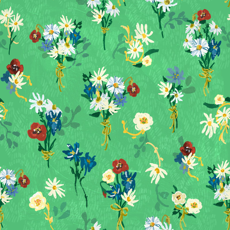 Yuki Osada Floral Wallpaper Double Roll