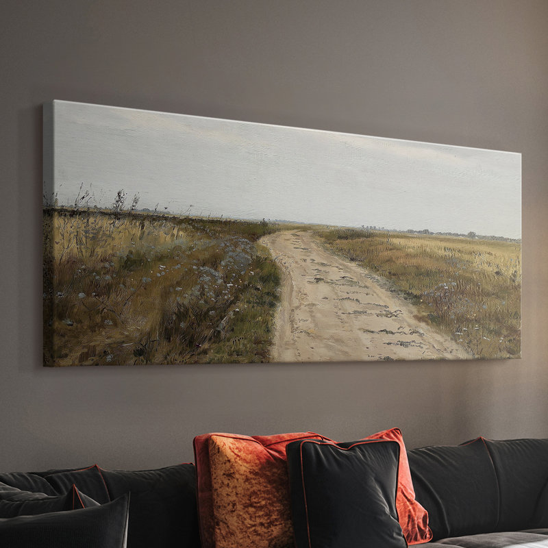 Série paysage - DCLII - Toile tendue avec châssis - Prêt à accrocher, H 16 po x l 40 po