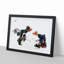 Fighting Cocks by Takeuchi Seiho - Picture Frame Art Print-55609368-55609369