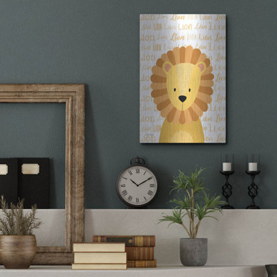 «Baby Lion» par August Larson, August Grove®, art mural en métal, 16 po x 24 po