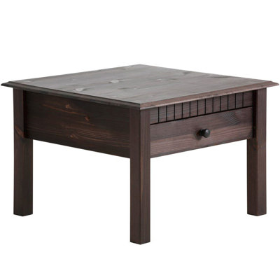 Yassine Solid Wood Four Leg Coffee Table with Storage