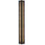 Jayeda 31.5"H Matte Black Rectangular Linear LED Outdoor Wall Lights-567478276
