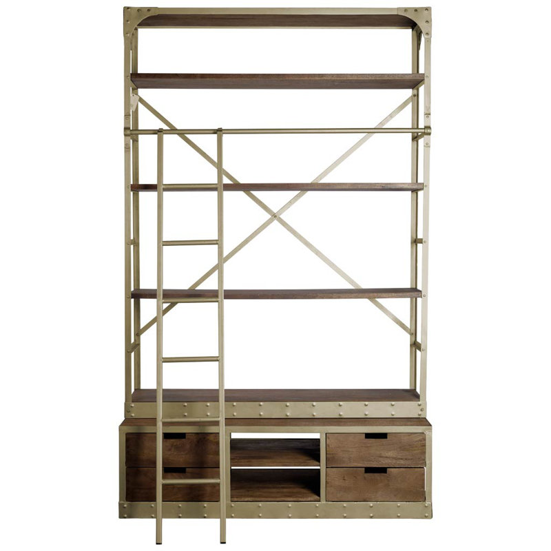 Brodie II 96" Accent Shelf, Gold