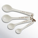 Portmeirion Sophie Conran White Measuring Spoons S/4