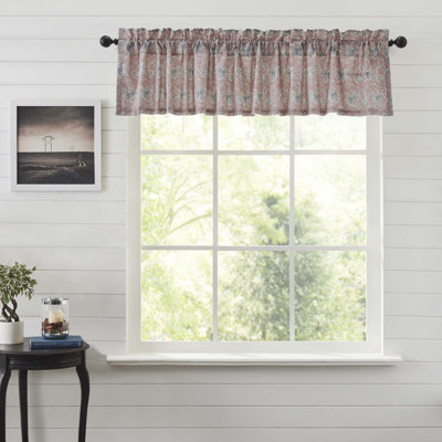 Tullett Cotton Floral Tailored Window Valance