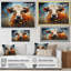 «Cow Natures Symphony I», reproduction d'art sur toile-1944021917-1944021895
