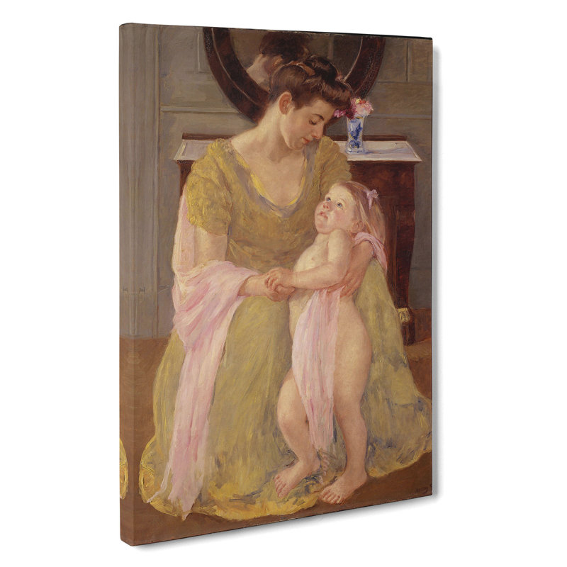 Mother And Child Vol.6 by Mary Cassatt - Wrapped Canvas Painting, 60cm H x 40cm W x 3cm D