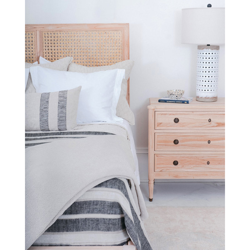 Louie XVI 3 - Drawer Solid Wood Dresser