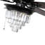 Ventilateur de plafond à 5 pales en cristal 52 "avec télécommande et ensemble d’éclairage inclus-527895558
