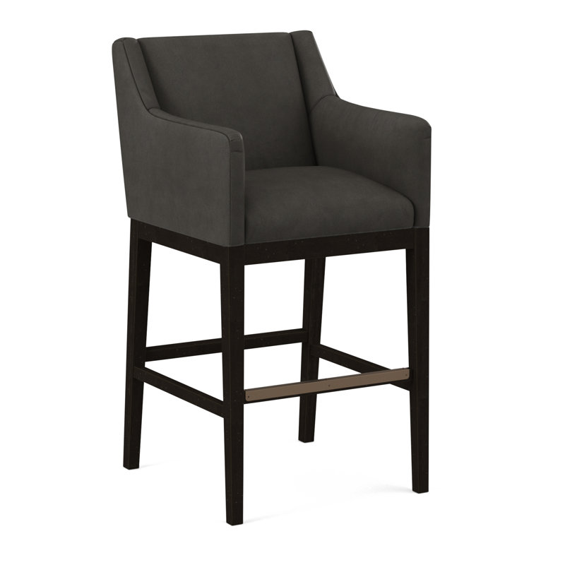 Upholstered Stool, Evolution Smokey, Nutmeg