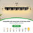 Bathroom Light Fixtures, Light Matte Black Vanity Light Over Mirror, 41" Modern Wall Sconces With Clear Glass Globe Shade,Bathroom Wall Lights For Mirror Kitchen Bedroom Hallway-756645390