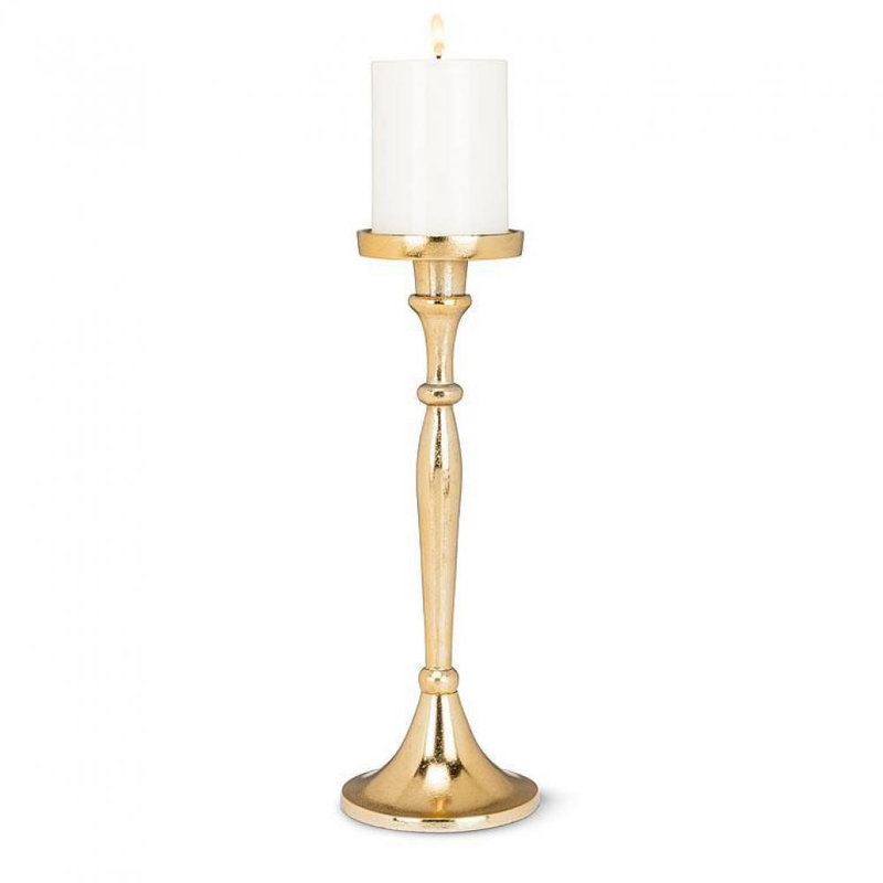 Pilier de table en aluminium, H 12,5 po x l 4,5 po x P 4,5 po