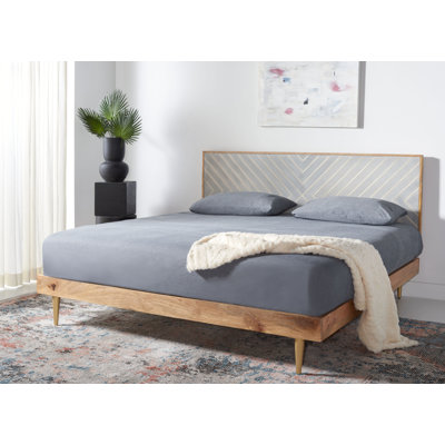 Lit standard en bois massif Elasia