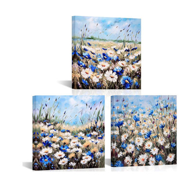 3 Piece Wrapped Canvas Wall Art