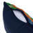 Embroidered Reversible Throw Pillow
