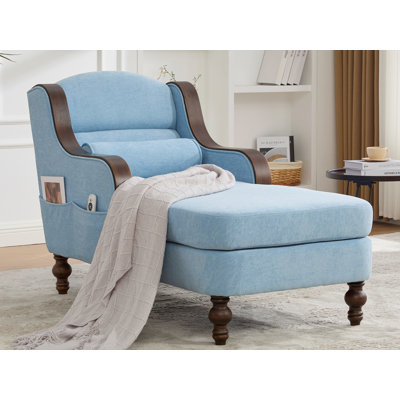 Chaise longue en chenille