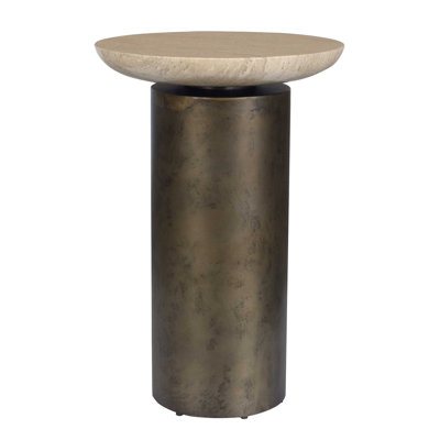  Oslo Brass Outdoor Accent Table