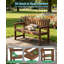 HIPS Outdoor Garden Benches For Indoor Outside Patio Front Porch Backyard Park-948465111