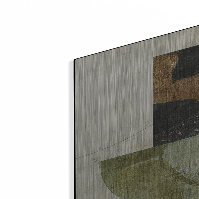 «Collage no. 29» par Suzanne Nicoll, art mural en métal, 24 po x 36 po, H 36 po x l 24 po