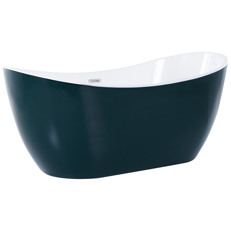 1700mm x 770mm Freestanding Standard Acrylic Bathtub, Green