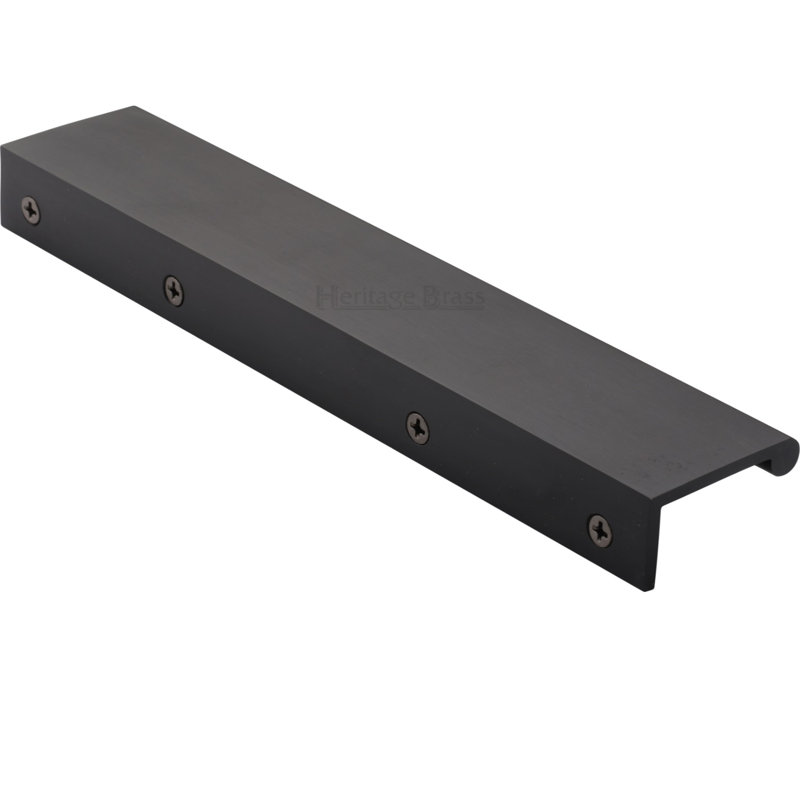 Heritage Brass EPR Edge Pull Cabinet Handle 20cm, Matt Bronze