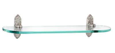 Ribbon And Reed Oval Bracket Shelf