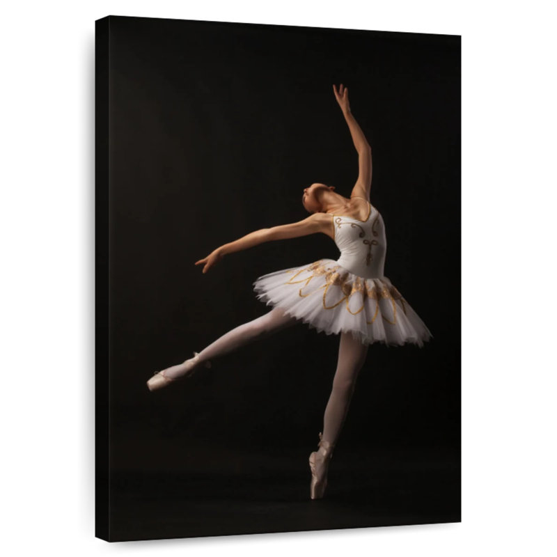 Ballerine passionnée, H 48 po x l 32 po
