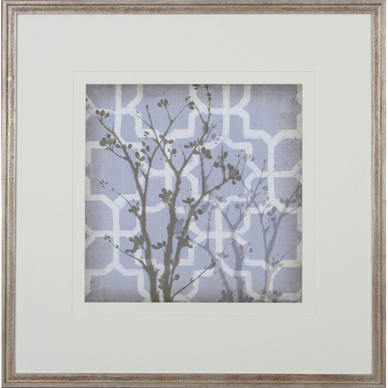 Silhouette et motif V par Goldberger - impression sur toile tendue