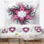 Tapisserie de motif fleur abstraite abstraite-28498703
