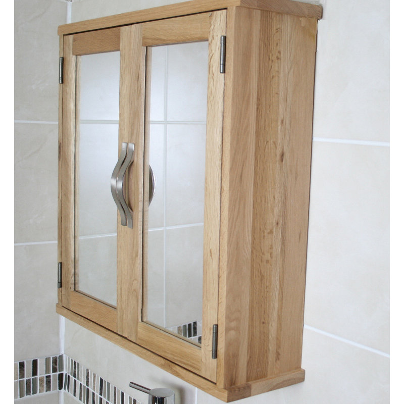 Kelli Solid Wood Mirror Cabinet