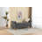 Flax Fabric Storage Bench Shoe-Changing Stool