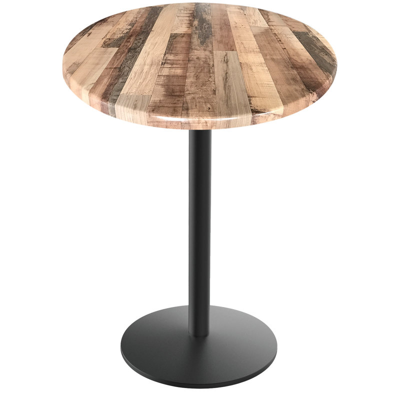 Rustic Round Weather Resistant Iron Bar Table