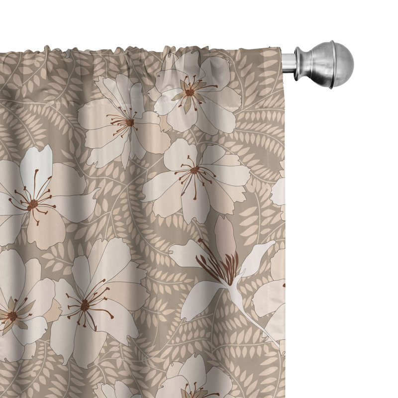 Semi Sheer Curtain Pair
